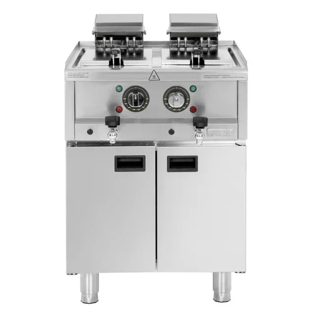 Electric Deep Fryer Double Tank 2×8 Liters - Series 600