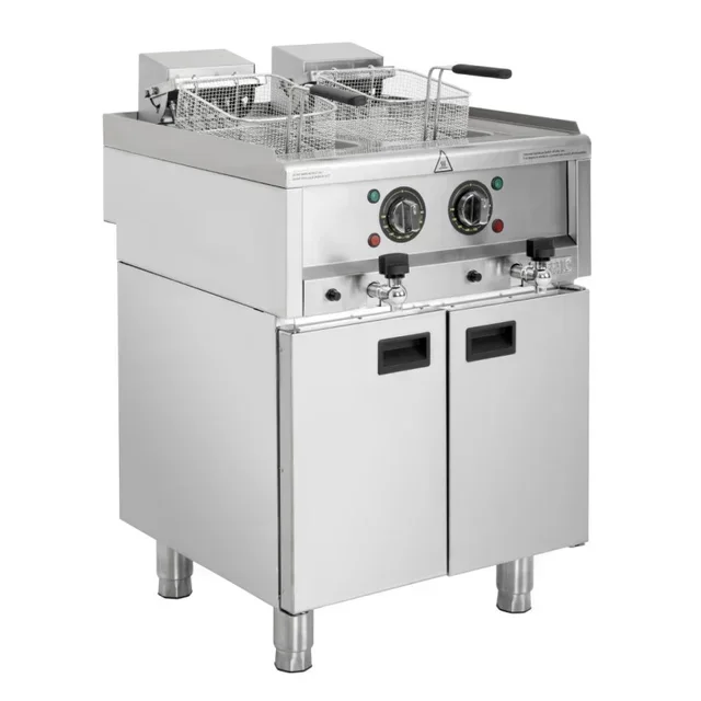 Electric Deep Fryer Double Tank 2×8 Liters - Series 600
