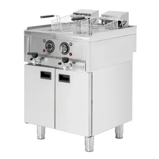Friteuse Électrique Double 8L - Série 600 - Capacité Totale 16L