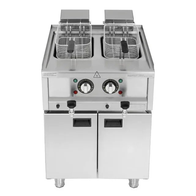 Friteuse Électrique Double 8L - Série 600 - Capacité Totale 16L