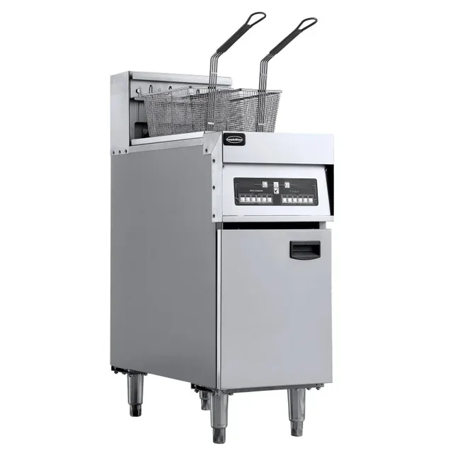 Professional Electric Deep Fryer on Cabinet - Double Tank 12.5 L