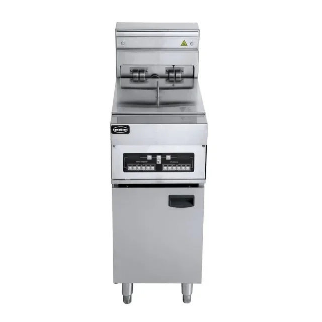 Professional Electric Deep Fryer on Cabinet - Double Tank 12.5 L