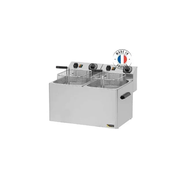 Double Tank Electric Deep Fryer 8L + 8L - XXL Family Capacity