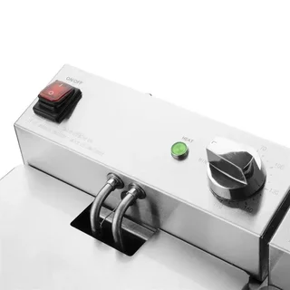 Fritadeira Elétrica Dupla Cuba 2 x 5 Litros - 10L Capacidade Total