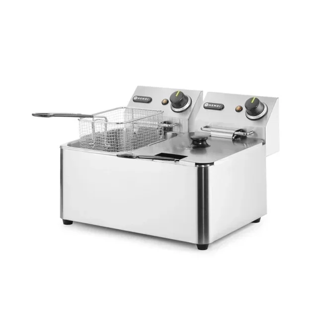 Friteuse Électrique Kitchen Line - Double Cuve 4 Litres
