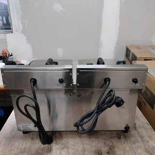 Professional Electric Deep Fryer Double Tank 13L + 13L with Drain Tap - Refurbished