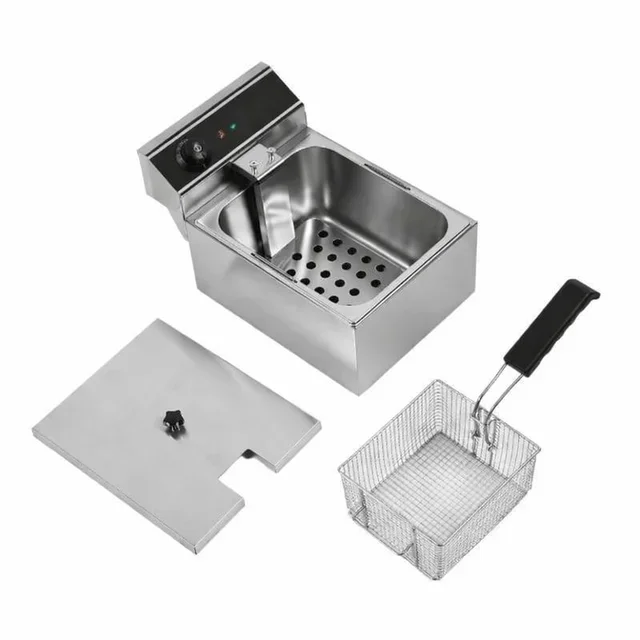 Freidora Eléctrica Profesional 10 Litros - Gran Capacidad para Restauración