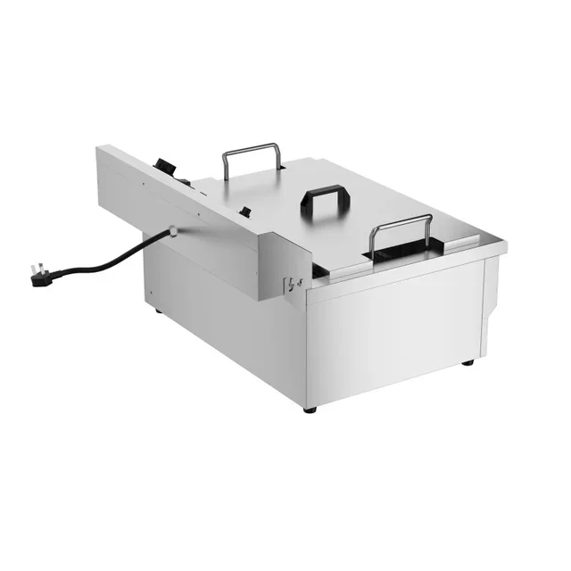 Professional Electric Deep Fryer 25 Liters with Drain Tap