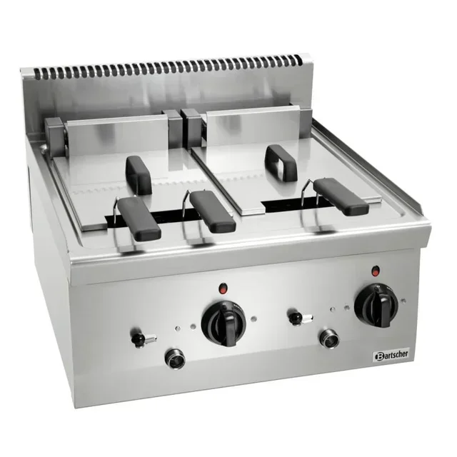 Friggitrice Professionale da Banco - Serie 600 - Doppia Vasca 8 Litri