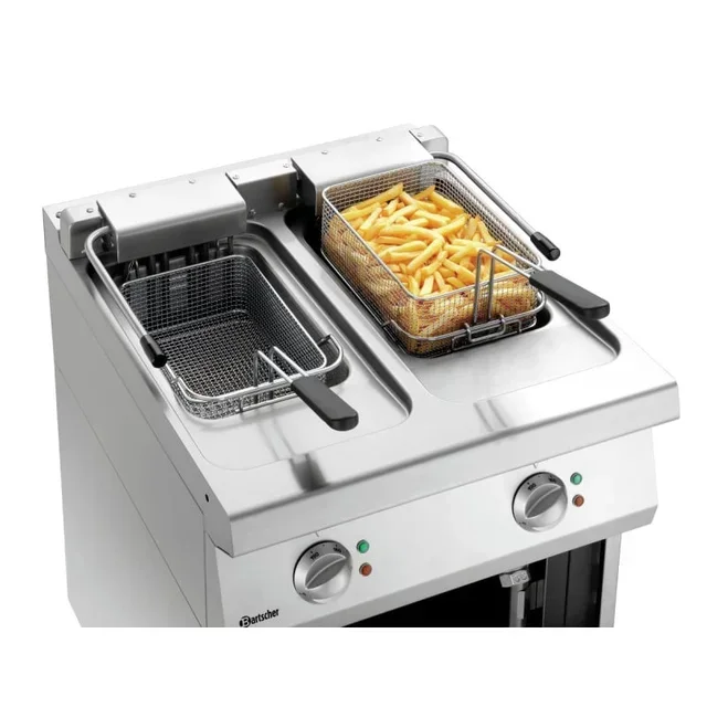 Friggitrice Elettrica Professionale Serie 700 - Doppia Vasca 2 x 11 Litri