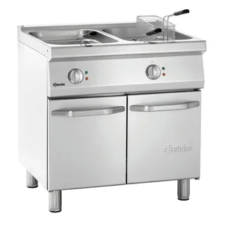 Professionelle Fritteuse Serie 700 - Doppelbecken 15 Liter - Elektrisch