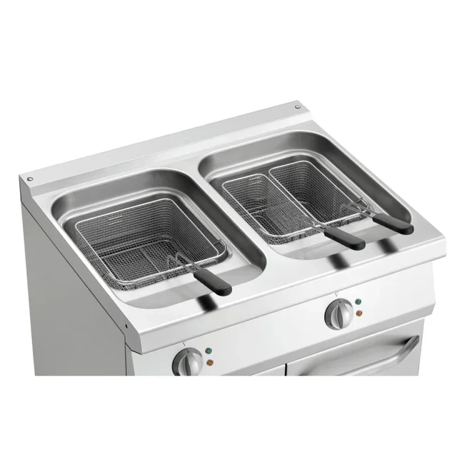 Professionelle Fritteuse Serie 700 - Doppelbecken 15 Liter - Elektrisch