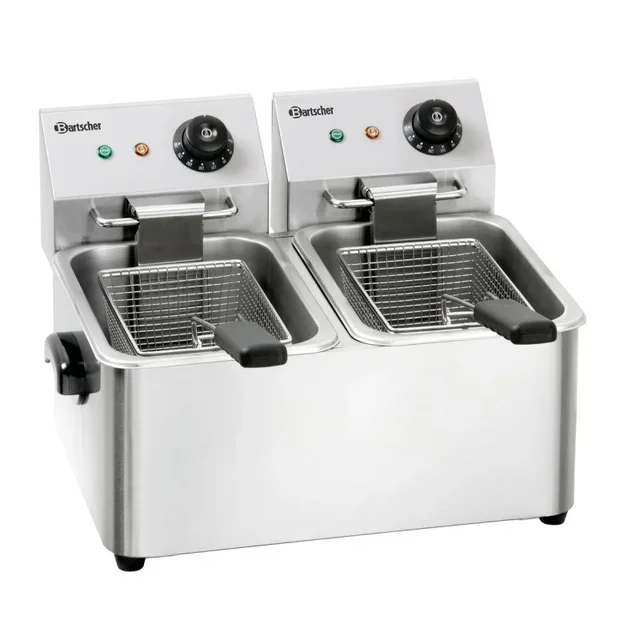 Electric Deep Fryer SNACK II Double Tank 4L+4L - Heavy Duty