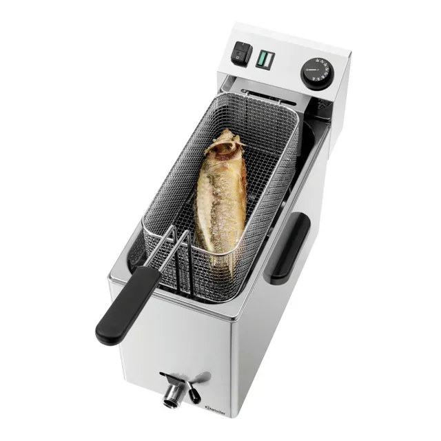 Electric Deep Fryer SNACK XL Plus 8L with Drain Tap - Family Size