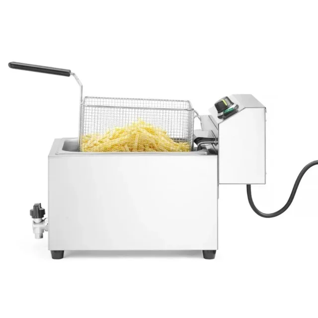 Professional Electric Deep Fryer 10 Liters with Oil Drain Tap
