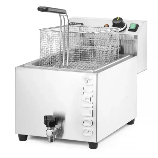 Professional Electric Deep Fryer 10 Liters with Oil Drain Tap