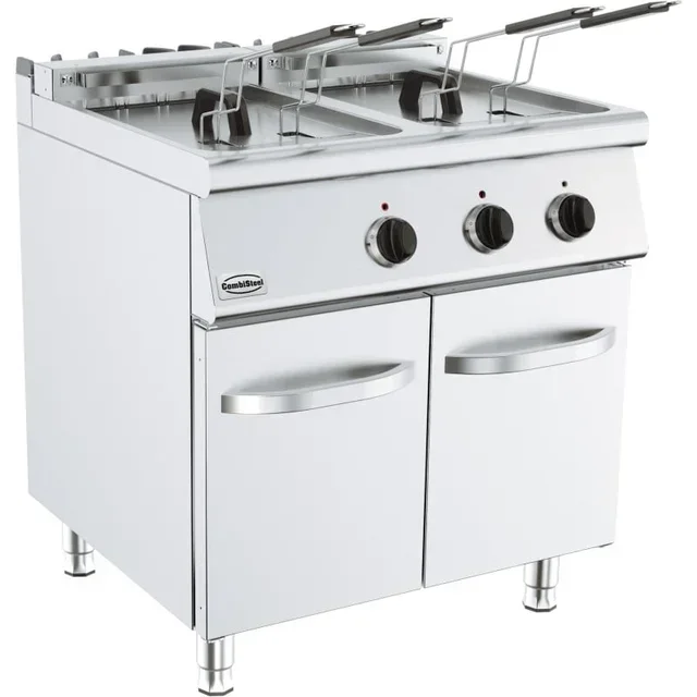 Professional Electric Deep Fryer on Stand - 700 Series - Double Tank 18 Liters