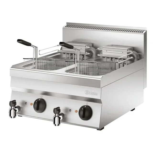 Commercial Electric Fryer - Series 650 - Double Tank 2 x 10 Liters