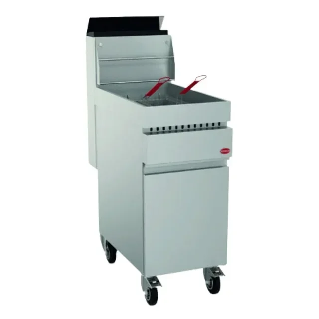 Friggitrice a Gas Professionale 26 Litri - 27 kW - Grande Capacità