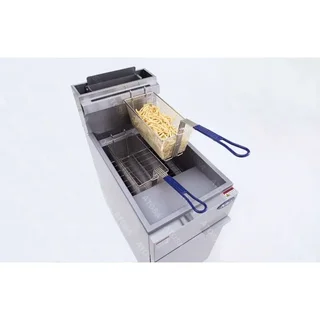 Friggitrice a Gas Professionale 3 Fuochi - Capacità 21 Litri - Alimentazione Gas Naturale