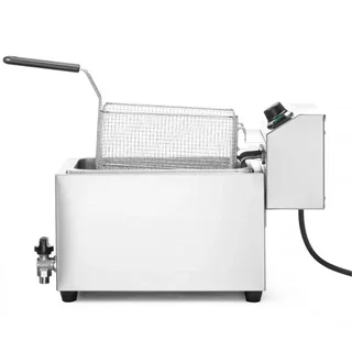 Professionelle Fritteuse mit Ablasshahn Profi Line - 10 Liter - Drehstrom 400V
