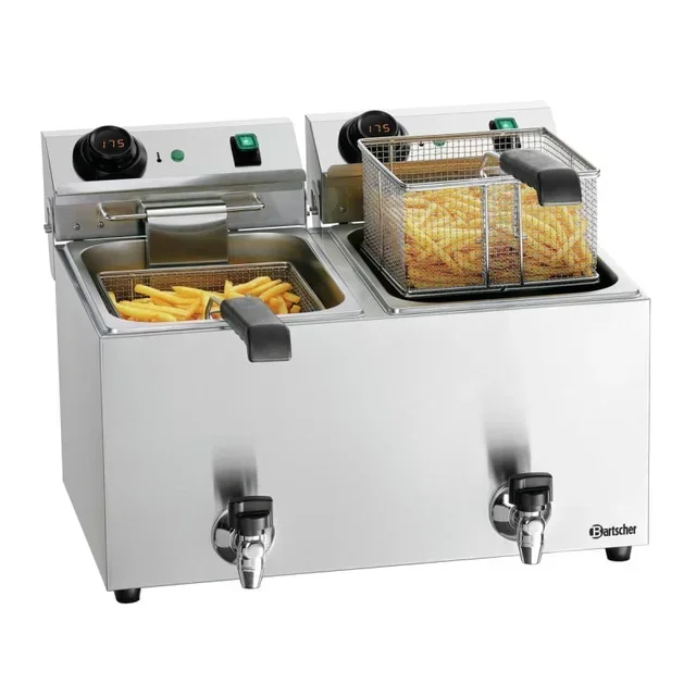 Professional Snack Fryer IV Plus Double Tank 9L + 9L