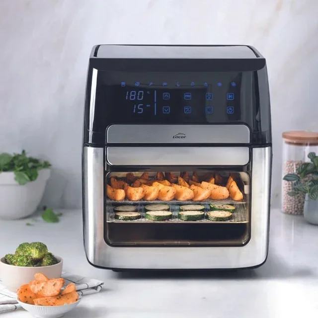 Air Fryer Oil-Free Fryer with Oven Rack - Capacity 12 Litres - Power 1700W