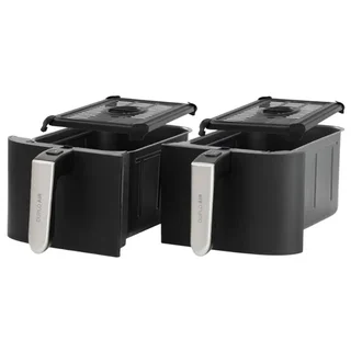 DuploAir Dual Basket Air Fryer - 8L Total Capacity - 2400W Power