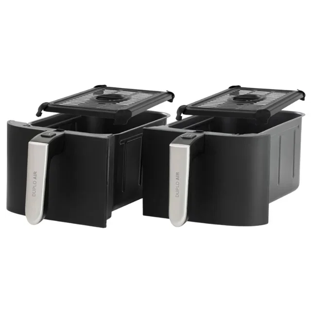 DuploAir Dual Basket Air Fryer - 8L Total Capacity - 2400W Power