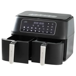 DuploAir Dual Basket Air Fryer - 8L Total Capacity - 2400W Power