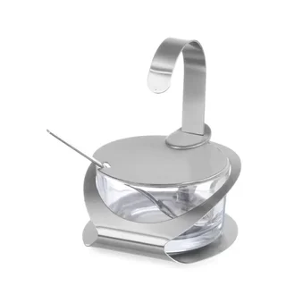 Campana per Formaggio in Vetro con Base in Acciaio Inox