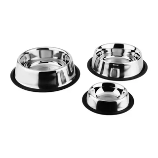 Cuenco de Acero Inoxidable para Perro Pequeño - Diámetro 15 cm