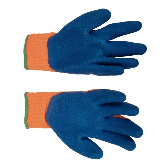Gants Hiver Orange/Bleu Taille Unique - Protection Anti-froid