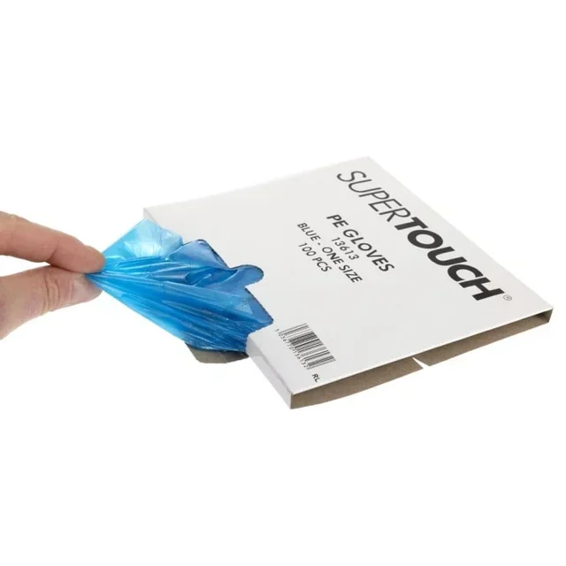 Blue Disposable Gloves - Pack of 100 units