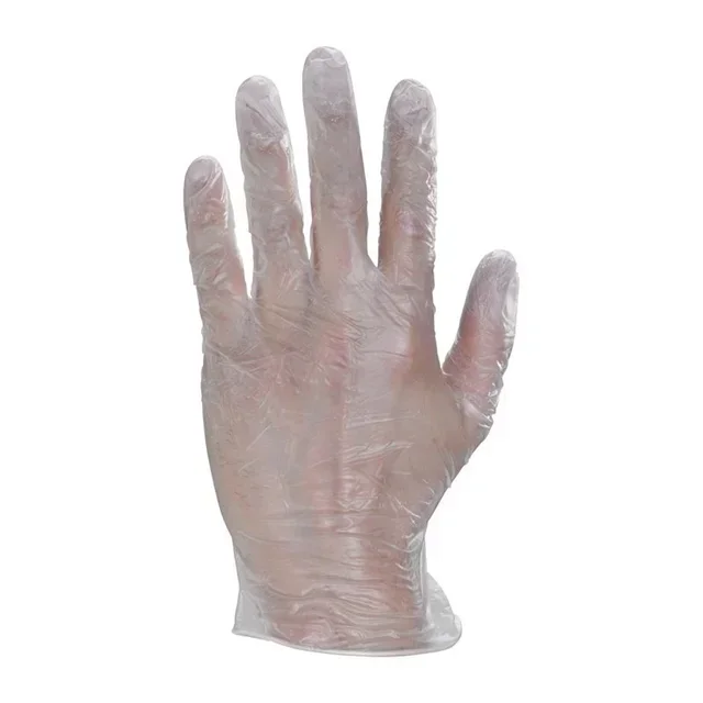 Disposable Vinyl Gloves Powder-Free Size XL - Box of 100 Units