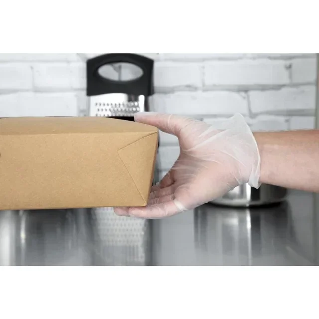 XL Vinylhandschuhe Puderfrei - Box mit 100 Stück