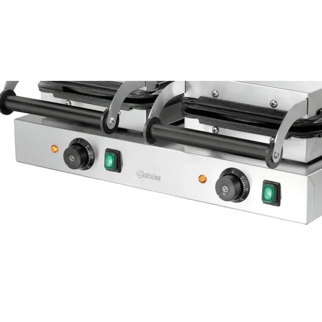 Gaufrier Double Cœur - Apparecchio per Waffle 2 Cuori Simultanei