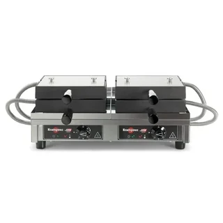 Double Brussels Waffle Maker 180° Opening
