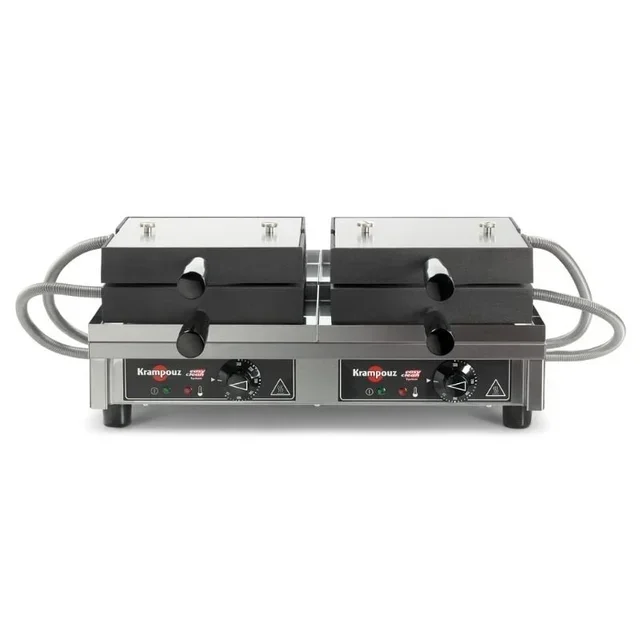 Double Brussels Waffle Maker 180° Opening