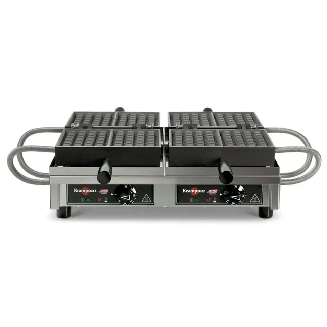 Double Brussels Waffle Maker 180° Opening