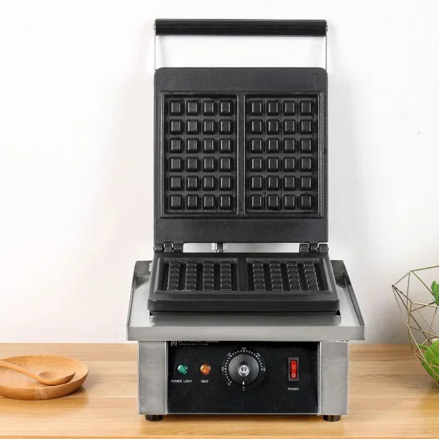 Electric Liège Style Waffle Maker - Belgian Waffle Iron