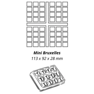 Professional Brussels Waffle Maker Mini