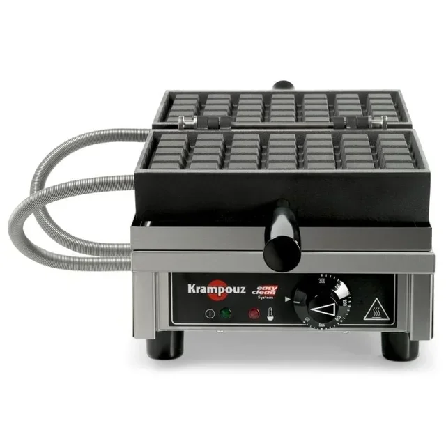 Professional Waffle Maker 180° Opening - 5 Rectangular Waffles 7x13cm