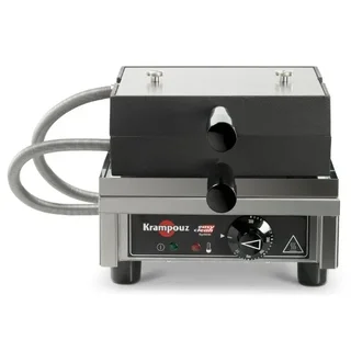 Professioneller Waffeleisen 180-Grad-Öffnung - 4 Brüsseler Rechteckige Waffeln