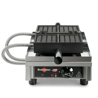 Commercial Waffle Maker 180° Opening - 24 Round Waffle Molds