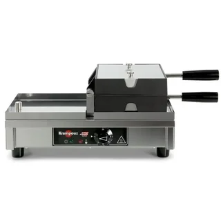 Professional Rotary Waffle Maker 180° - Side Flip - 20 Liège Rectangular Waffles