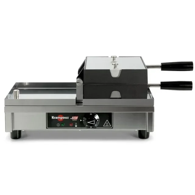 Professional Rotary Waffle Maker 180° - Side Flip - 20 Liège Rectangular Waffles