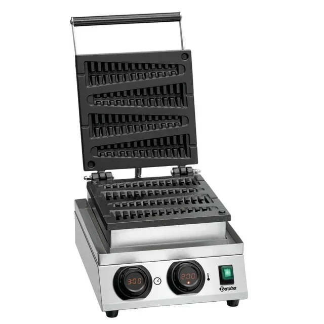 Professional Lolly Waffle Maker - 4 Corn-Shaped Waffles Mold