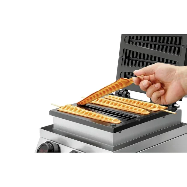 Professional Lolly Waffle Maker - 4 Corn-Shaped Waffles Mold