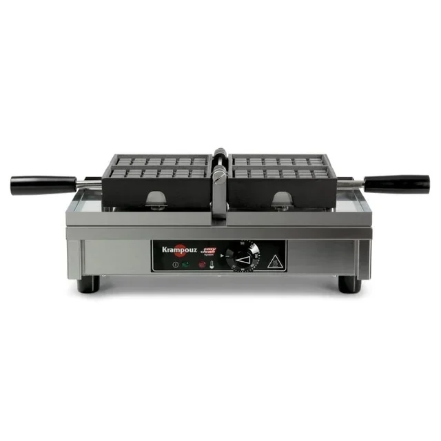 Liège Waffle Iron Pro 180° - Horizontal Flip - 24 Rectangular Molds